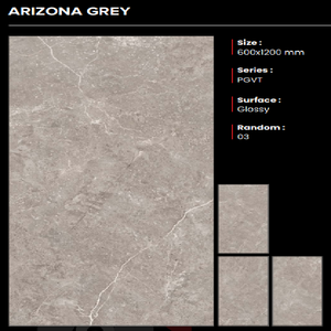 กระเบื้องปูพื้นเคลย์ตันเซรามิกพรีเมียมพอร์ซเลน ขนาด 600x1200 มม. ยอดขายสูงสุด กันลื่น ทนกรด ผลิตในกูร์การัต - Product Image 1