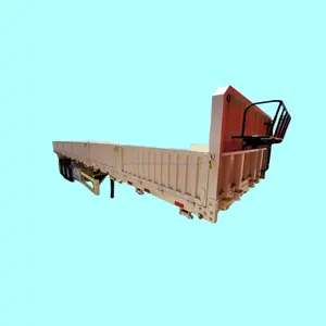 Gloednieuwe Cargo Trailer Side Drop China Fabriek Directe Zijwand Semi Truck Aanhangwagen Te Koop