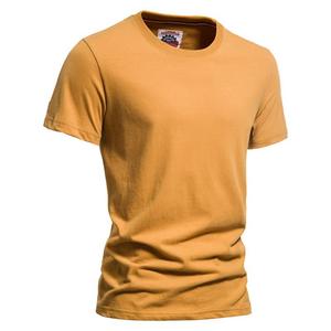 Camiseta de Manga Corta para Hombre, Corte Regular, Cuello Redondo, Color Gris Jaspeado, Tejido Casual, Ecológico, Spandex/Algodón, 180g - Product Image 3