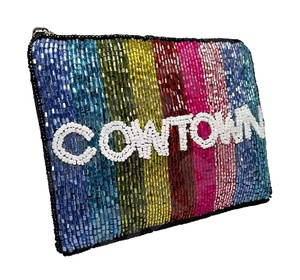 Monedero con cuentas de semillas multicolor, hermoso monedero personalizado con cuentas, monedero para mujer, monedero de moda con - Product Image 1