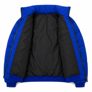 Chaqueta Acolchada Universitaria para Hombre, Estilo Urbano Holgado, Color Azul Rey, Marca OEM de Fábrica 2026 - Product Image 5