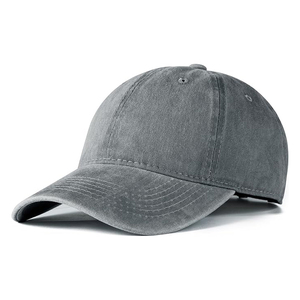 หมวกเบสบอลผ้าฝ้ายสีสันตามสั่ง ลุควินเทจแบบทำเก่า 5 ชิ้น ตัดเย็บแบบ Dad Hat ขายส่ง ปักโลโก้ตามสั่ง ปรับขนาดได้ ระบายอากาศได้ดี - Product Image 2