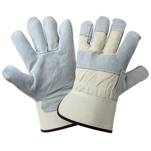 Gants de travail en cuir en promotion, vente en gros, gants de sécurité en cuir de vachette pleine fleur, robustes, avec dos en toile, fabricant en gros - Product Image 1