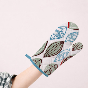 Baking Gloves Heat Resistant <b>Oven</b> mitts Printed Design <b>Oven</b> Mitt at Cheapest Price in India. - Product Image 2