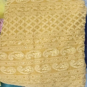 Tissu brodé Schiffli, tissu en dentelle brodée, tissu en maille, tissu en filet pour la confection de vêtements, approvisionnement haut de gamme pour les grands acheteurs de mode. - Product Image 4