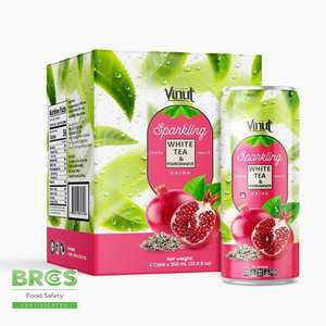 Agua con gas enlatada Bebida de jugo de frambuesa 330ml Fabricantes sin alcohol espumosos - Product Image 4