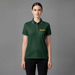 Nueva Llegada, Camiseta de Golf para Mujer, 100% Algodón, Casual, Diseño Sólido, Verano, Transpirable, Corte Clásico, con Logotipo Personalizado - Product Image 4