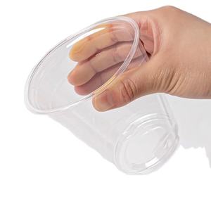 Vasos Desechables Biodegradables Transparentes de 12oz, de Plástico PET, a Prueba de Fugas, Libres de BPA, para Jugos, Refrescos, Café Helado, Agua, Fiestas, Ecológicos, Paquete de 50 - Product Image 1