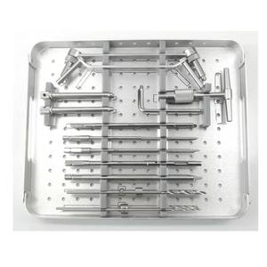 Kit d'instruments orthopédiques pour la reconstruction des ligaments croisés antérieurs et postérieurs, plateau en acier inoxydable, outils de chirurgie du genou par arthroscopie - Product Image 3
