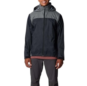 เสื้อแจ็คเก็ตกันลมแบบมีซิปและฮู้ด ขนาดใหญ่พิเศษ ระบายอากาศได้ดี สไตล์ลำลองสำหรับผู้ชาย - Product Image 1