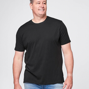 Camiseta de Manga Corta para Hombre, Talla Grande 8XL, Cuello Redondo, Diseño de Leopardo, Tejido de Punto, Corte Ajustado, 100% Algodón Supima, Transpirable y Ecológica - Product Image 4