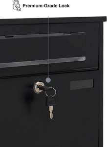 Best Choice Town Metal <b>Mail</b> <b>Box</b> Rustproof Durable Message Receiving Cabinet Outdoor Document Safety Purpose Organized POST - Product Image 6