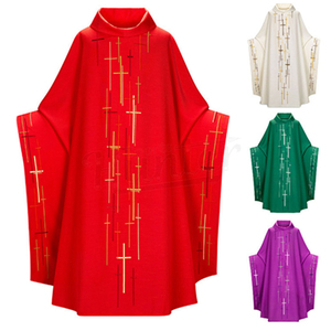เสื้อคลุมของนักบวชในโบสถ์สำหรับผู้ชายเสื้อคลุมสั่งตัดคุณภาพสูง - Product Image 2