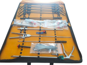 ORTHO GENIX Surgical <b>Instrument</b> <b>Laparoscopic</b> Kit With Trocar System Graspers Needle Holder And Scissors Wholesale Kit - Product Image 6