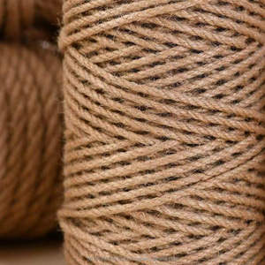 Cuerda de Yute Trenzada de 3 Hilos, 100% Natural, Ecológica, Duradera, Biodegradable, de Alta Calidad y Resistencia, en 4mm, 6mm, 8mm, 10mm, 12mm y 14mm - Product Image 5