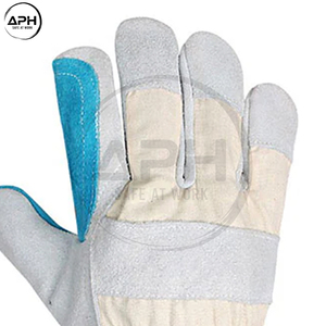 Private Label Canadian <b>Gloves</b> <b>Leather</b> Palm Work OEM ODM Classic Design Comfortable Cuff Reinforced Stitching For Wholesale Use - Product Image 4