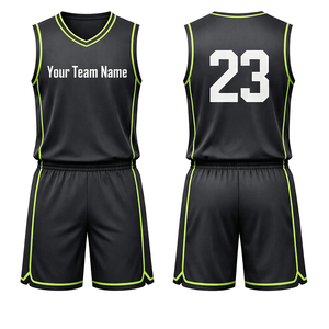 Fabricante de Uniformes de Baloncesto de Tela de Alto Rendimiento que Ofrece Camisetas y Pantalones Cortos Transpirables, que Absorben el Sudor y son Ligeros - Product Image 1