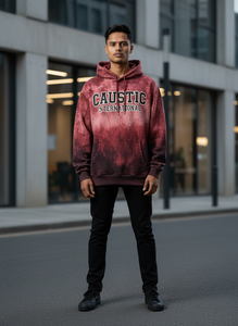Sudadera con Capucha Personalizada con Lavado Ácido, de Gran Gramaje, Oversize, 100% Algodón, Estilo Vintage Desgastado, de Forro Polar, para Hombre y Mujer, MOQ Bajo - Product Image 4