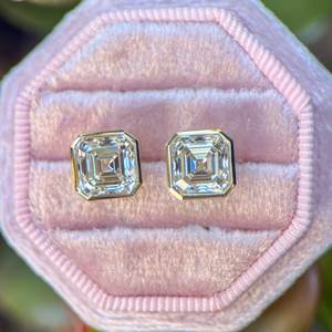 Diamantes Cultivados en Laboratorio con Corte Asscher Certificados por IGI, Diamantes de Forma Esmeralda Cuadrada de Lujo, Certificados por IGI, 10 CT, Proveedor Directo de la India - Product Image 5