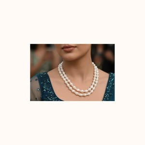 Collier classique artisanal en perles naturelles Edison de 45 cm, bijoux en pierres précieuses en gros d'Inde - Product Image 2