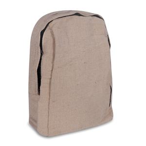 Custom Logo Jute <b>Backpack</b> Natural Fiber Stylish School Bag for Daily Use - Product Image 1