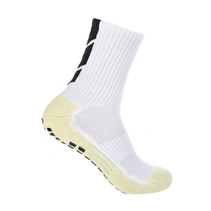 Chất Lượng Cao 70% <span class=keywords><strong>Acrylic</strong></span> 25% <span class=keywords><strong>Polyester</strong></span> 5% Spandex Unisex Chống Trượt Grip Pad Giữa Phi Hành Đoàn Bóng Đá Bóng Đá Đào Tạo Vớ Thể Thao - Product Image 5