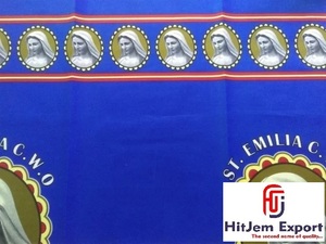 Vibrant Custom African Cotton Wax Print Fabric for European Israel Island Scarves Fashion Wedding Attire Event Wear Wholesale - Product Image 4