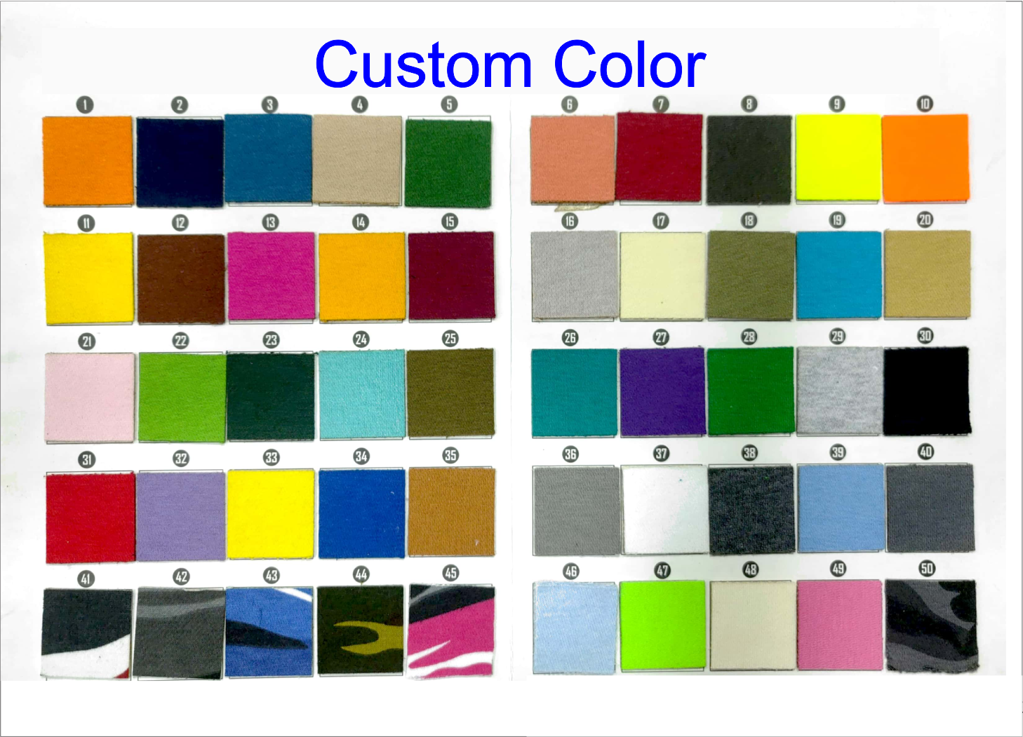 Custom Colors