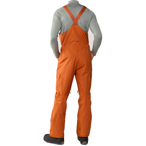 Pantalones de esquí impermeables color naranja para hombre con correas ajustables y múltiples bolsillos para actividades de invierno al aire libre. - Product Image 4