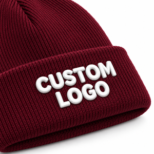 Gorro de Punto de Invierno de Alta Calidad con Logotipo Personalizado, Gorro de Golf con Logotipo Bordado en 3D - Product Image 6