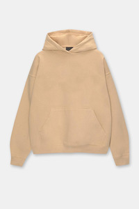 Wholesale Custom Logo Oversized Pullover Hoodies Men Heavyweight Breathable 500GSM Drop Shoulder 100% Cotton Sweatshirts - Product Image 4