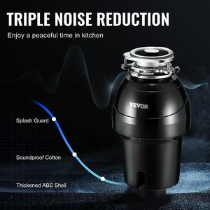 Dissipatore di Rifiuti Alimentari a Alimentazione Continua da 1.25HP con Sistema EZ Connect e Riduzione del Rumore, Unità di Smaltimento Rifiuti 3360RPM - Product Image 4