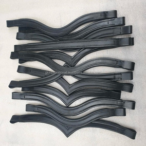 Havana Empty Channel Banda de cejas de caballo de cuero acolchado para brida en todas las formas personalizadas, tamaños y colores, precio de fábrica al por mayor - Product Image 5