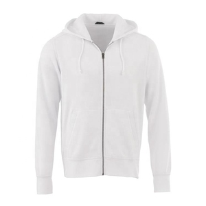 Wholesale Winter 100% Cotton Heavyweight Casual Hoodies Solid Pocket Custom Print Logo Design Zipper Breathable Quick Dry - Product Image 1
