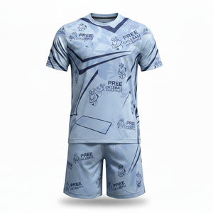Conjunto de Uniforme Personalizado para Equipo de Pickleball por Sublimación para Campeonato de Club y Equipos Deportivos, Camiseta de Cuello Redondo y Pantalones Cortos, OEM ODM - Product Image 2