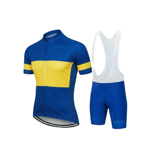 Conjunto de Jersey de Ciclismo Ultra Transpirable para Verano, Camiseta de Ciclismo Ligera de Manga Corta y Pantalones Cortos con Tirantes Acolchados Coolmax, Traje para Hombre - Product Image 3