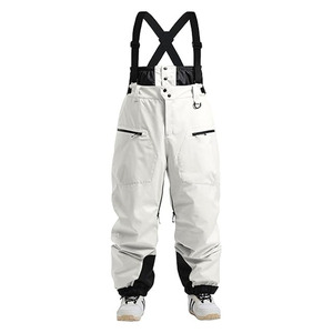 Nuevos pantalones de esquí para hombre, gruesos y cálidos para invierno, overoles de esquí cortavientos, pantalones de snowboard, ropa de nieve holgada para exteriores, pantalón impermeable. - Product Image 1