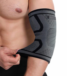 Al por mayor Mangas de compresión para codo con neopreno, soporte de compresión ajustable para gimnasio, levantamiento de pesas, powerlifting, CrossFit, entrenamiento de fuerza - Product Image 1