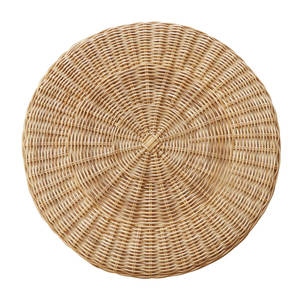 Table d'extrémité en rotin tissé pour meubles de salon - Product Image 4