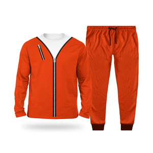 Conjunto Deportivo con Sudadera con Cierre y Pantalones Deportivos, Ropa Deportiva Informal Unisex para Gimnasio, Club, Escuela y Entrenamiento, Precio al por Mayor - Product Image 4