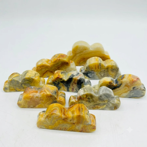 Cristal de ágata súper raro tallado en forma de nube, piedra de cristal para decoración del hogar, nube de cristal tallada, mayorista - Product Image 2