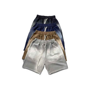 Conjunto de Shorts de Verano Relajados con Estampado Digital de Hojas Tropicales, Diseño Minimalista con Líneas Artísticas, Conjunto de Shorts Frescos para Descansar - Product Image 3