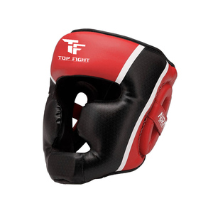 Protège-tête de boxe PU personnalisé imprimé pour l'entraînement des combattants MMA, gants de boxe, protège-tête en cuir, logo personnalisé - Product Image 3