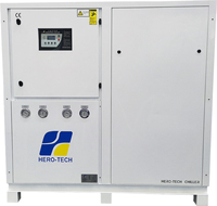 Enfriador de Agua de 20HP con Compresor, Enfriador de Agua Refrigerado por Agua, Precio de Enfriador de Agua, Máquina Enfriadora de Agua