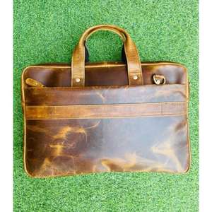 Nouveauté : Sac messager pour ordinateur portable en cuir véritable pour femme, imperméable, bandoulière, design gravé, élégant, cadeau d'anniversaire - Product Image 2