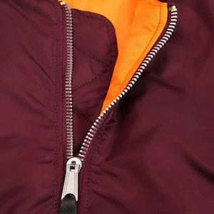 Chaqueta Bomber Formal MA1 para Hombre, Invierno, Exterior, Impermeable, Transpirable, Forro Polar de Nailon, Cuello Alto, Logotipo Frontal - Product Image 3