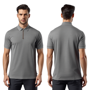 Camiseta Polo de Lujo para Hombre con Cierre en el Cuello, Moda Urbana Premium - Product Image 1