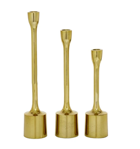 Gold Finished Premium Quality Decorative Metal Candle Stand for Home Decor Candle Holder Metal Aluminium Handmade Customized - Product Image 6