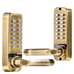 Serratura per Porta con Ingresso Senza Chiave, 14 Opzioni di Tastierino, Design Meccanico, Finitura in Acciaio Inossidabile - Product Image 4