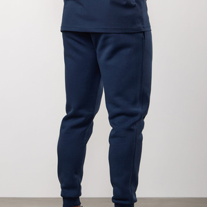 Pantalones Deportivos de Felpa para Hombre, Color Azul Marino, Estilo Vintage, Lavado Ácido, Cintura Elástica, Casuales, con Bolsillos Laterales, Tejido de Peso Medio, para Otoño - Product Image 6